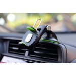 Wholesale Dashboard, Windshield Car Mount Phone Holder Fits iPhone, Samsung, and More Q001 (Black)